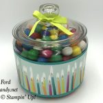 Stampin' Up! handmade baby shower bingo by Candy Ford of Stamp Candy