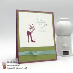 A Mother's Flair stamp set mother's day card, Stampin' Up!. #stampcandy