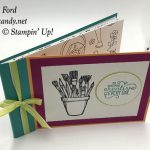 Stampin' Up! Color Book and Watercolor Pencil kit. Great party favor for a kids birthday party. Made by Candy Ford of Stamp Candy