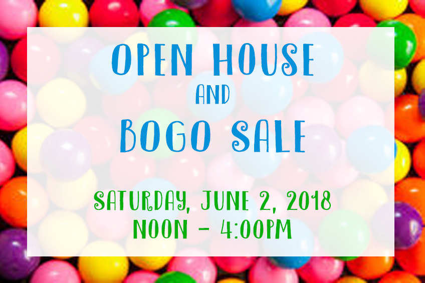 Open House & BOGO Sale #stampcandy