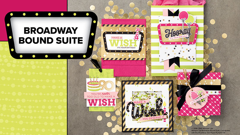 Broadway Bound Suite by Stampin' Up! #stampcandy
