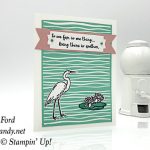 Stampin Up Lily Pad Lake handmade card by Candy Ford of Stanp Candy