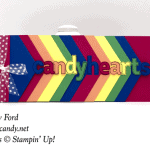 Stampin Up! Lined Alphabet & Layering Alphabet Edgelit Dies handmade card made by Candy Ford of Stamp Candy