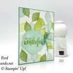 Stampin Up Rooted in Nature bundle bright and cheery handmade card by Candy Ford of Stamp Candy