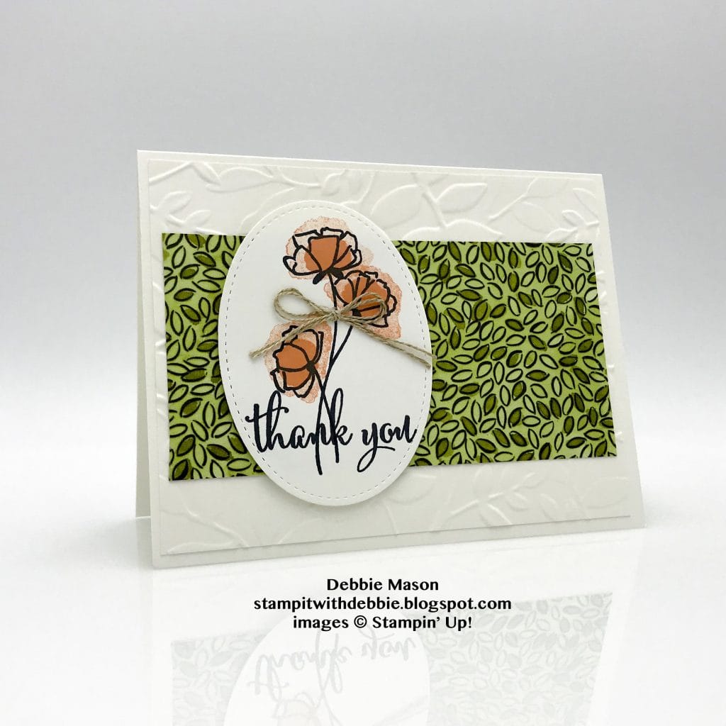 Debbie Mason, Share What You Love card, Stampin' Up!