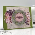You're my everything card made using the Petal Promenade Suite by Stampin' Up! #stampcandy