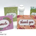Stampin Up Calligraphy Essentials Project Kit and stamp set cards by Candy Ford of Stamp Candy