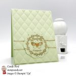 Stampin' Up! Tufted Dynamic TIEF Team Room Copper Vinyl Stickers card by Candy Ford of Stmap Candy