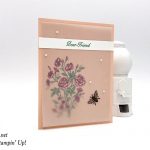 Stampin' Up! Very Vintage Vellum Hello Friend handmade card by Candy Ford of Stamp Candy