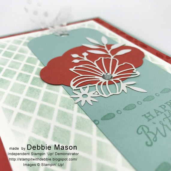 Debbie Mason Stampin' Up! Detailed with Love Birthday card