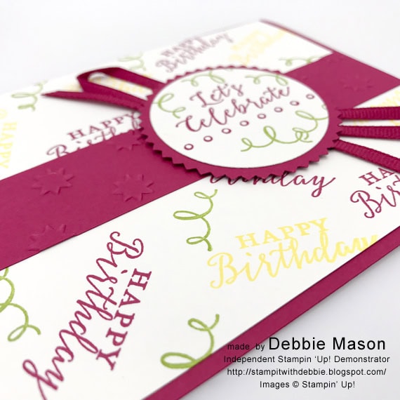 Debbie Mason Stampin' Up! Detailed with Love Birthday card