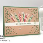 Blow Out the Candles bundle and Eat Cake birthday card, Stampin' Up! #stampcandy
