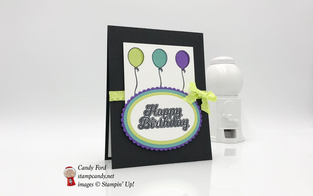 Blow Out the Candle for a Happy Birthday Card