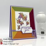 Blended Seasons and new Watercolor Pencils combine to make this colorful handmade card. I just miss you. Stampin' Up! #stampcandy