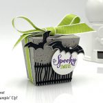 Stampin' Up! So Santa stamp set has Santa on a scooter - so cute! Handmade card made by Candy Ford of Stamp Candy #stampcandy