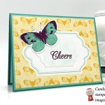 Stampin' Up! Time For Tea stamp set and Room For Tea Memories & More card pack were used to maket this handmade card by Candy Ford of Stamp Candy #stampcandy