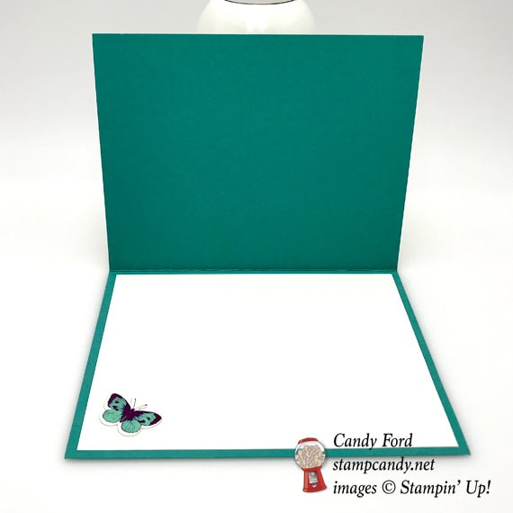 Stampin' Up! Time For Tea stamp set and Room For Tea Memories & More card pack were used to maket this handmade card by Candy Ford of Stamp Candy #stampcandy