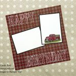 Country Livin', Letters for You, by Stampin' Up! scrapbook page Candy Ford #stampcandy