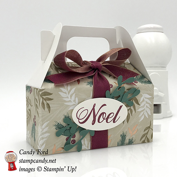 ICS Blog Hop August 2018, Passion for Punches, Sprig Punch, Peaceful Noel Bundle, Stampin' Up! #stampcandy