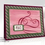 Dashing Along Stylish Christmas card, Stampin' Up! #stampcandy