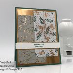 Joyous Noel Merry Little Christmas Card, Stampin' Up! #stampcandy