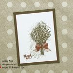 Wishing You Well, Gallery Grunge, Eastern Beauty, by Stampin' Up! thank you card Candy Ford #stampcandy