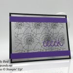 Frights & Delights, September 2018 Paper Pumpkin kit alternative project, Halloween card, Stampin' Up! #stampcandy