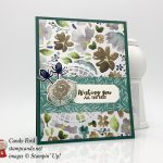 First Frost, Frosted Floral, Frosted Bouquet, Stampin' Up! handmade card, Wishing you all the best, #stampcandy