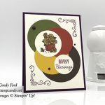 Many Blessings stamp set and Layering Circles Framelits Dies, Faceted Dots, Fall Autumn card, for ICS Blog Hop, Stampin' Up! #stampcandy