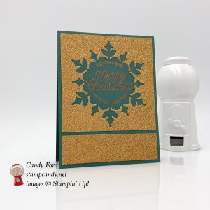 Snowflake Showcase Christmas card, Stampin' Up!, #stampcandy