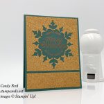 Snowflake Showcase Christmas card, Stampin' Up!, #stampcandy