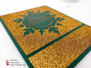 Snowflake Showcase Christmas card, Stampin' Up!, #stampcandy