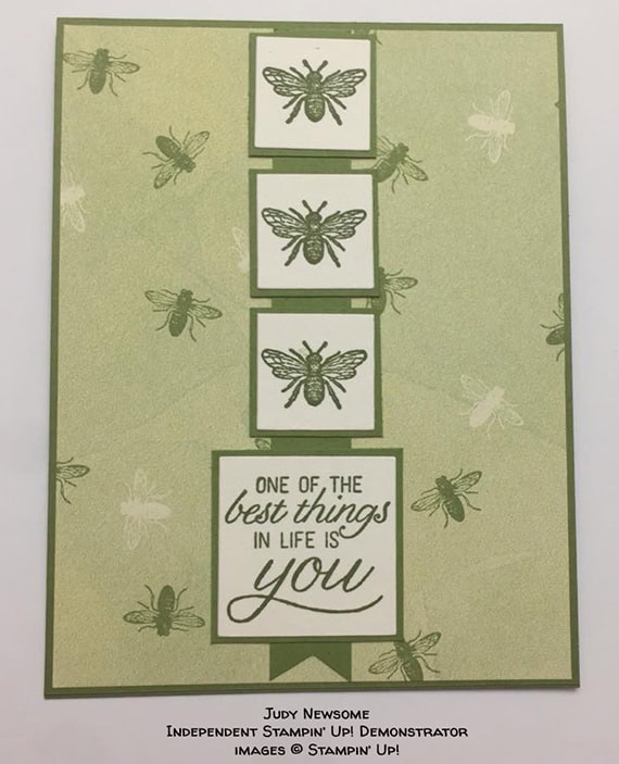 card made by Judy Newsome of the Candy Hearts team of Stampin' Up! Demonstrators #stampcandy