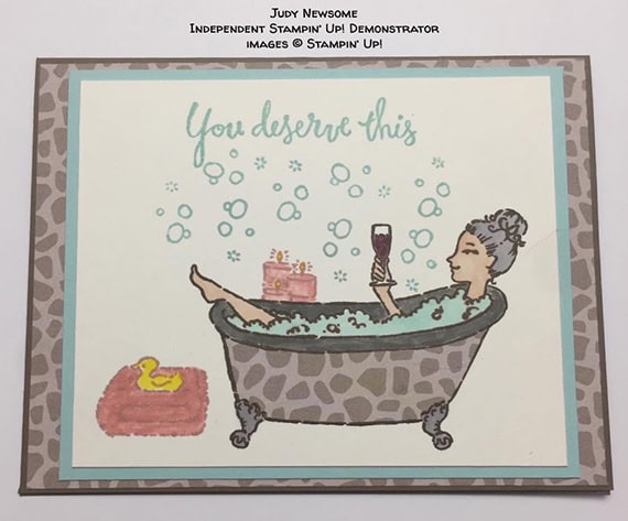 card made by Judy Newsome of the Candy Hearts team of Stampin' Up! Demonstrators #stampcandy