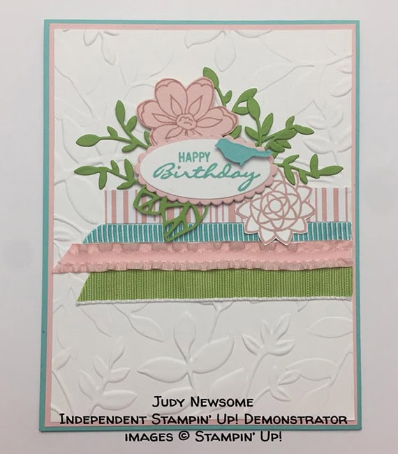 card made by Judy Newsome of the Candy Hearts team of Stampin' Up! Demonstrators #stampcandy