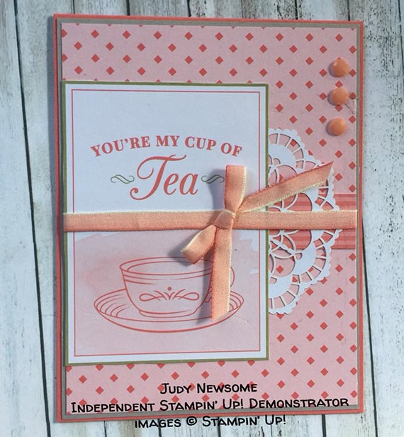 card made by Judy Newsome of the Candy Hearts team of Stampin' Up! Demonstrators #stampcandy