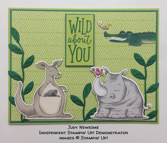 card made by Judy Newsome of the Candy Hearts team of Stampin' Up! Demonstrators #stampcandy