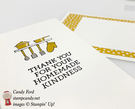 Stampin Up Homemade Kindness Christmas Card by Candy Ford of Stamp Cady