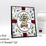 Stampin' Up! Wishing You Well Frosted Floral DSP handmade card by Candy Ford of #StampCandy