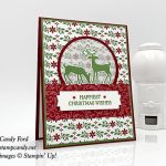 Dashing Deer Bundle Christmas Card made by #stampcandy, Stampin' Up!