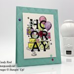 Candy Ford made this card using the Birthday Statements stamp set and Tufted embossing folder by Stampin' Up! #stampcandy