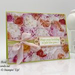 Pretty Kitty Petal Parade card for the IRBH Pretty Paper Pretty Ribbons, Stampin' Up! #stampcandy