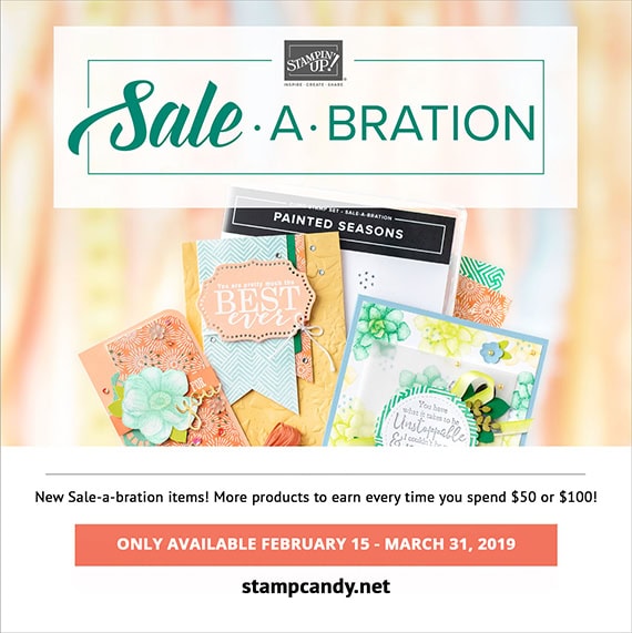 2nd release Sale-a-bration items 2019. Stampin' Up! @stampcandy