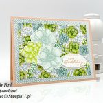 Painted Seasons stamp set, Four Seasons Framelits Dies, Stampin' Up! Sale-a-bration Coordination #stampcandy