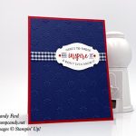 Part of My Story stamp set, Story Label Punch, Oh My Stars embossing folder from Stampin' Up! #stampcandy