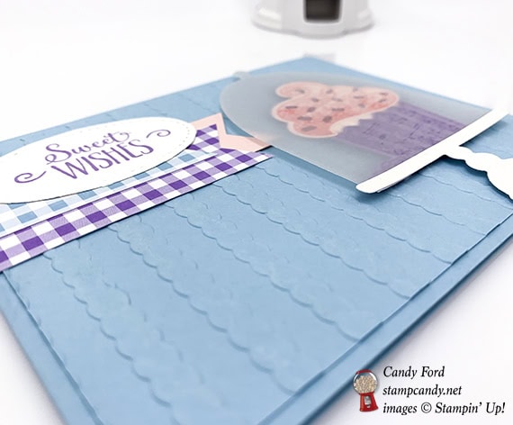 Hello Cupcake stamp set, Sale-a-bration coordination dies, Stampin' Up! #stampcandy