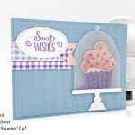 Hello Cupcake stamp set, Sale-a-bration coordination dies, Stampin' Up! #stampcandy