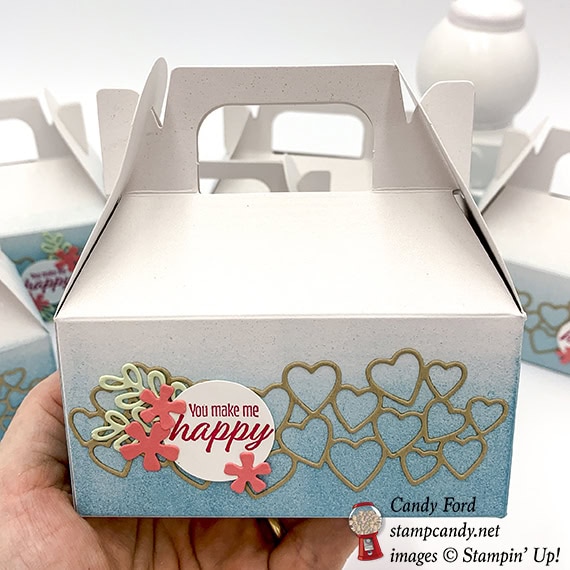 Meant to Be bundle, mini gable boxes by Stampin' Up! #stampcandy