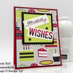 More Than Words stamp set, Broadway Bound paper, Layering Squares Framelits Dies, Stamparatus, sequins, Stampin' Up! stampin up, Candy Ford, #stampcandy