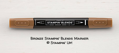 Bronze stampin blends marker © Stampin' Up!